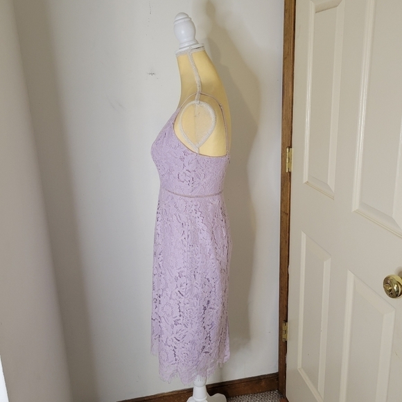 Astr THE LABEL Women's Lattice Inset Lace Dress - Size (S) - Excellent Condition - Picture 7 of 13